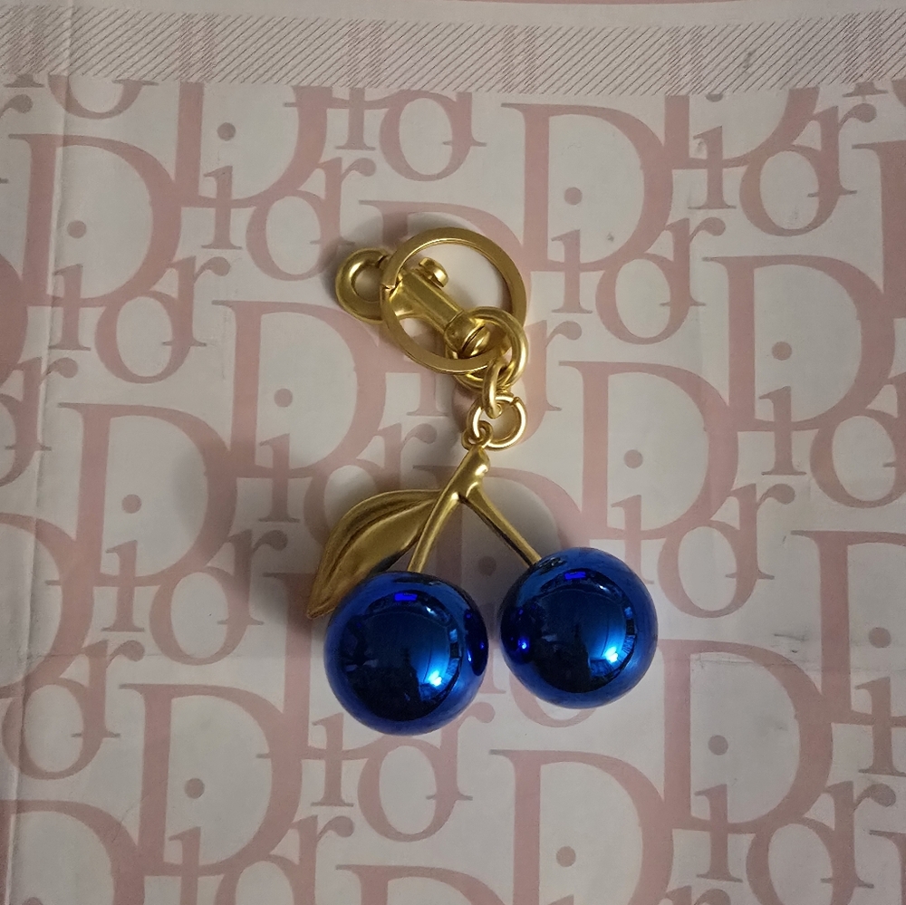 Coach inspired unbranded large cherry ๐ bag charm/ Keychain New - Picture 3 of 5